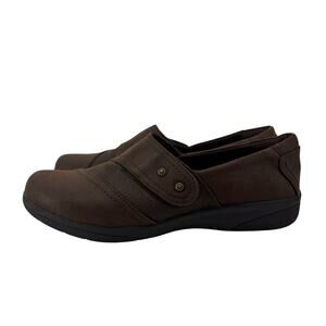 Baretraps Darma Brown Womens Slip On Loafers Size 8 Comfort